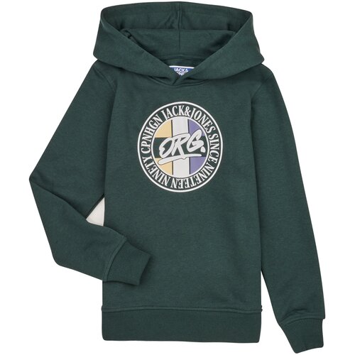 Jack &amp;amp; Jones Puloverji JORARTHUR SWEAT HOOD SN Zelena Slike