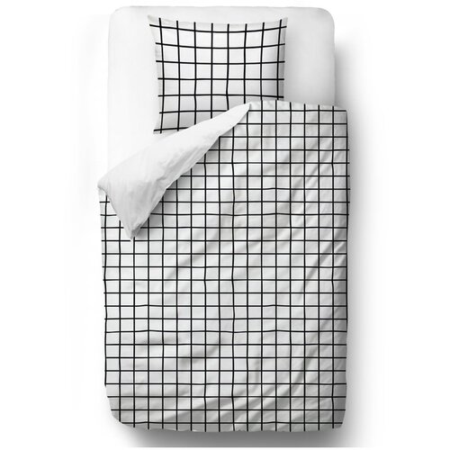 Butter Kings posteljina od pamučnog satena Simple Checkers, 200 x 200 cm Cijene