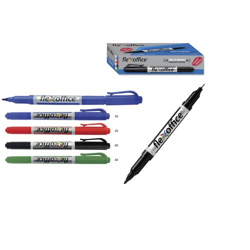 Flexoffice Marker Twin FO-PM01 0,4 -1mm moder, (20386732) Cene