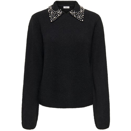 JDY Pulover &amp;#039;AUBRAY&amp;#039; črna / biserno bela Slike