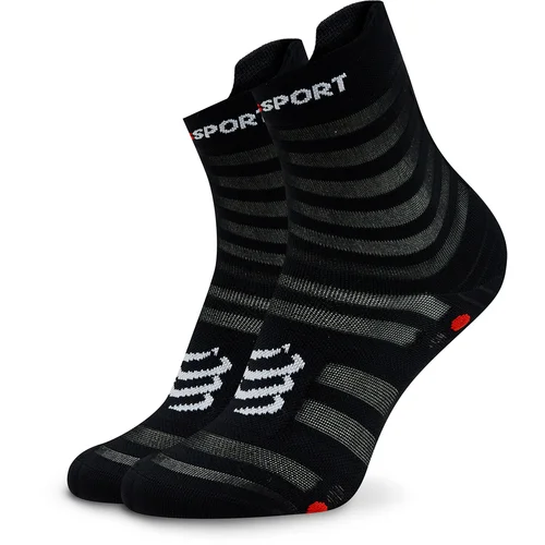 Compressport Visoke nogavice Unisex Pro Racing Socks V4.0 Ultralight Run High XU00050B Black/Red