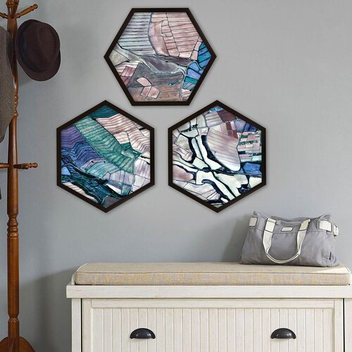 Wallity Uokvirena slika 6GEN1196977129, 35x35 cm, 3 dijela Cijene