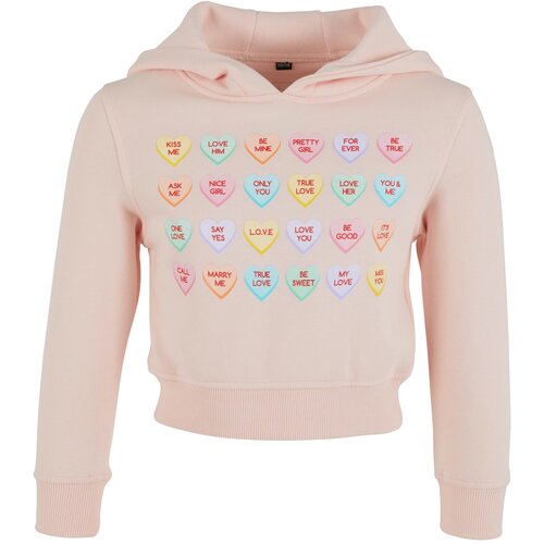 Mister Tee Children&amp;#039;s cropped sweatshirt Sweet Heart Candy pink Slike