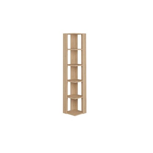Hanah home polica za knjige, 31,8x160,8x31,8 cm, bež Slike