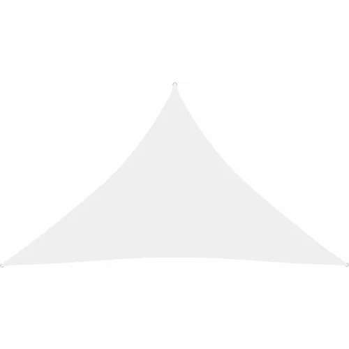  Senčno jadro oksford blago trikotno 2,5x2,5x3,5 m belo, (20609729)