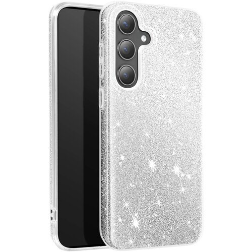 AVIZAR ohi&scaron;je z ble&scaron;čicami za samsung S24 plus in S25 plus ultra tanko silikonsko, srebrna, (5000013220) Cene