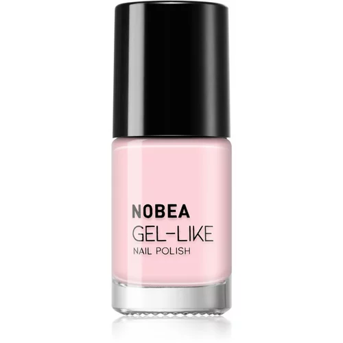 NOBEA Day-to-Day Gel-like Nail Polish lak za nohte z gel učinkom odtenek Misty rose #N59 6 ml