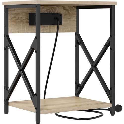 Noćni ormar 2 pcs Sonoma hrast 41 x 31 x 51 cm Slike