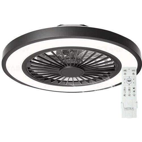 Mitea Lighting Ventilator crni plafonski 20W sa svetlom LED CCT 25W sa daljinskim upravljačem MV5020-B Cene