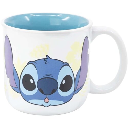 Disney Skodelica 400 ml Stitch s tropskim motivom iz zbirke Palms v škatli, Bela / Modra, (5000071315) Cene