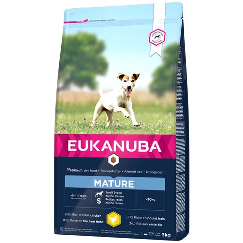 Eukanuba Mature Dog Small Breed pi&amp;scaron;čanec - Varčno pakiranje: 2 x 3 kg Slike