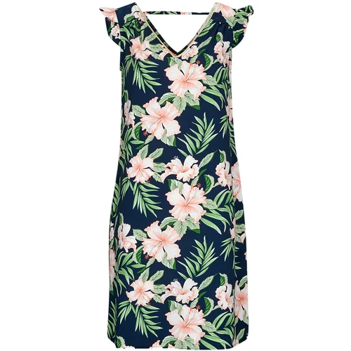 Only ONLSYLVIE FR LIFE S/S FRILL DRESS Multicolour Only ONLSYLVIE FR LIFE S/S FRILL DRESS Multicolour