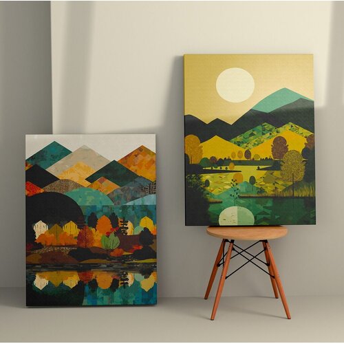 Wallity Zidna dekoracija 2KNV4340, 70 x 100cm, 2 komada Cene
