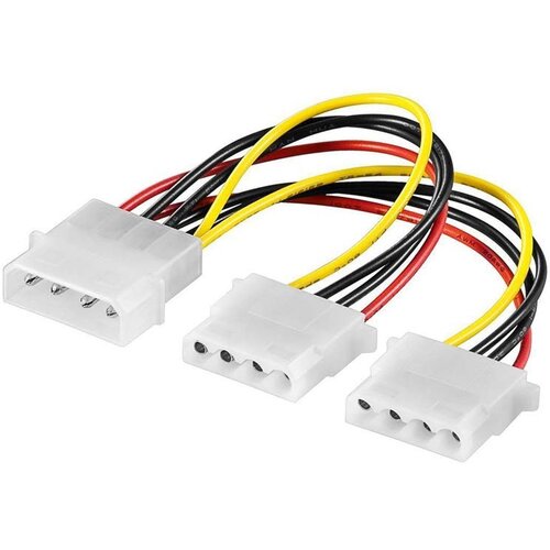 Goobay Kabal za napajanje PCI-E Molex 4pin na 2x Molex 4pin Slike
