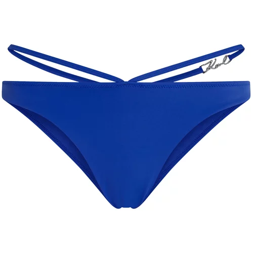 Karl Lagerfeld Bikini hlačke kobalt modra