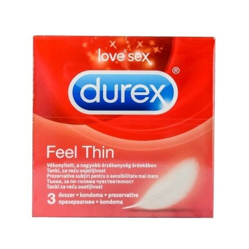 Durex PREZERVATIV FEEL THIN 3/1 Cene