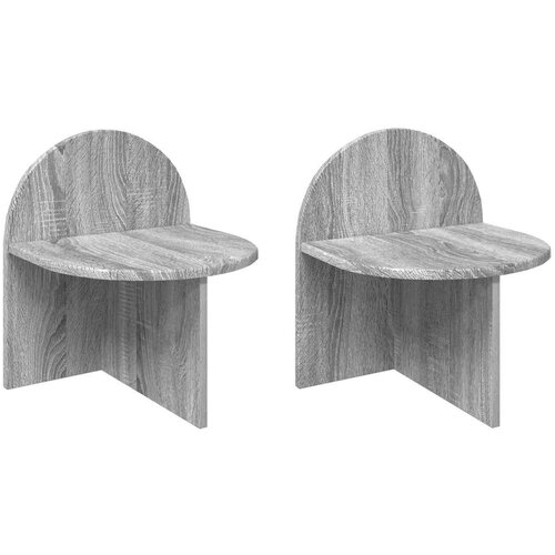  Noćni ormarić 2 pcs Siva sonoma 40 x 35 5 x 45 5 cm - Sivi Sonoma 2 40 x 35 5 x 45 5 cm Cene