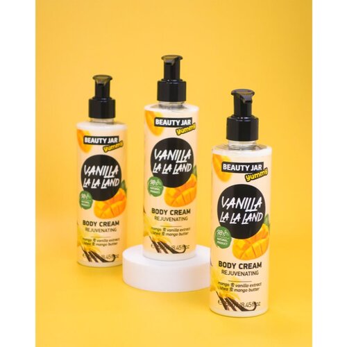Beauty Jar Yummy Vanilla La La Land pomlajevalna krema za telo 250 ml Slike