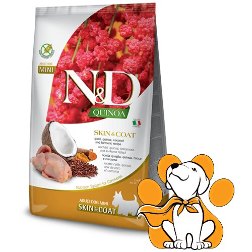 N&d quinoa Adult Mini Skin & Coat Venison 2,5kg, Suva Hrana za Intolerantne Pse Cene