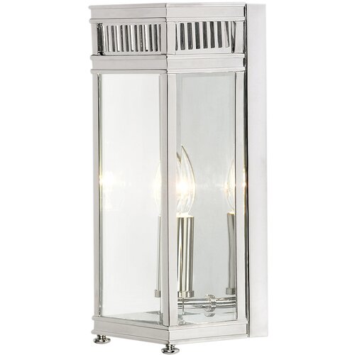 Elstead Lighting Elstead Holborn Zunanja majhna stenska svetilka z 1 lučjo, polirani krom, IP44, E14, (22100178) Cene