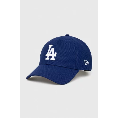 New Era Kapa sa šiltom boja: tamno plava, s aplikacijom, LOS ANGELES DODGERS