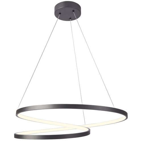  LED luster na sajli ZEFIRA LED/52W/230V 4000K &amp;Oslash; 60 cm antracit Slike