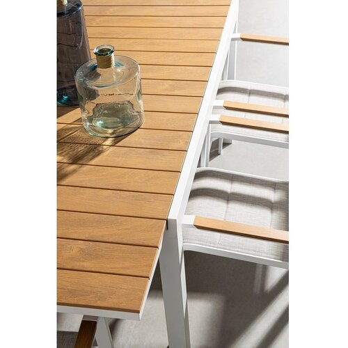 BIZZOTTO Aluminijasta vrtna miza 90x140 cm Elias &amp;ndash; Slike