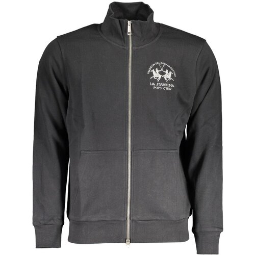 La Martina men's black zipped sweatshirt Cene