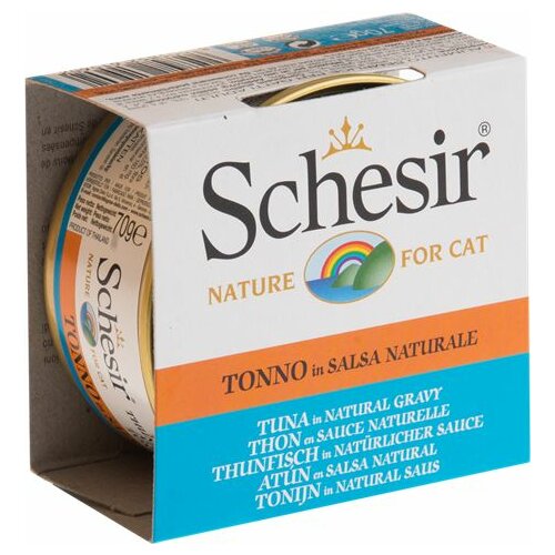 Schesir hrana za mačke u konzervi tunjevina u prirodnom sosu 70gr Slike
