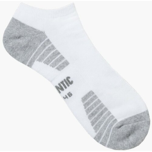 Atlantic Men's Socks - White/Grey Slike