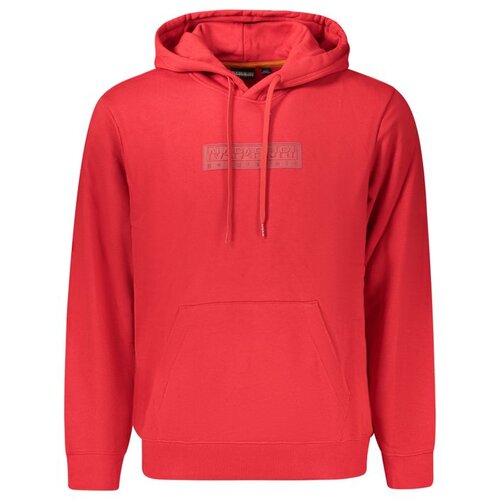 Napapijri Box Logo mu&amp;scaron;ka hoodie dukserica crvena Slike