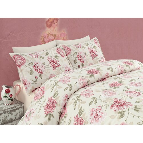 Aberto Design Set posteljine za bračni krevet, 200x220cm, roza Slike