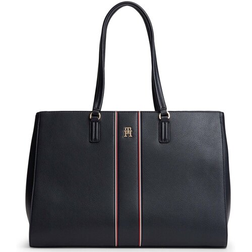 Tommy Hilfiger Ročne torbice Th Daily Tote Corp Modra Cene