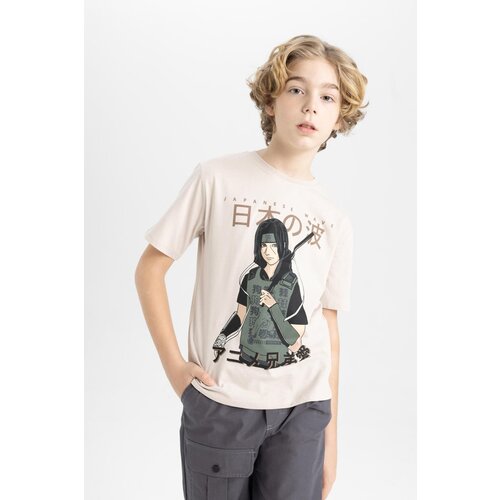  Boys' Crew Neck Printed Short Sleeve T-Shirt Cene