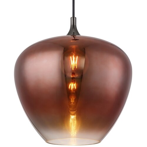 Globo 15548H2G - visilica na sajli maxy 1xE27/60W/230V u boji bakra Slike