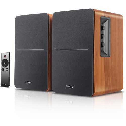Edifier Obnovljeno - kot novo - R1280Ts Aktivni knjižni zvočniki: 2.0 Near Field Monitor, 42W RMS, izhod za subwoofer, leseno ohi&amp;scaron;je, (5000001753) Slike