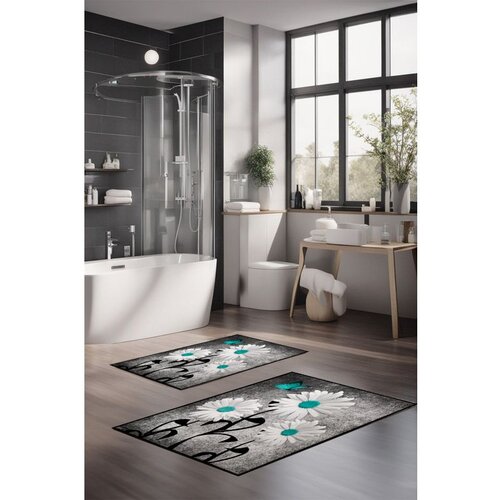  CT-5378 multicolor bathmat set (2 pieces) Cene