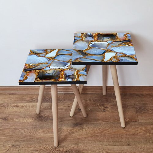 Hanah home Set 2 stočića 2Shp100 Multicolor Cene