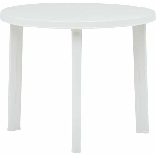  Vrtni stol bijeli 89 cm plastični