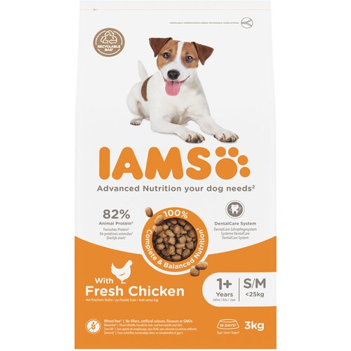 IAMS Advanced Nutrition Adult Small & Medium Dog s piletinom - 2 x 3 kg Cijene