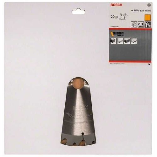 Bosch list kružne testere construct wood 2608640701/ 315 x 30 x 3/2 mm; 20 Cene