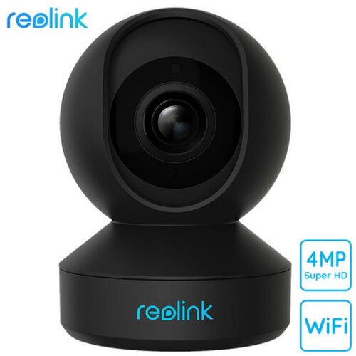 Reolink kamera E1 pro, brezžična wifi, 4MP super hd, nočno snemanje, senzor gibanja, aplikacija, dvosmerna komunikacija, vrtljiva 355&amp;deg;/50&amp;deg;, črna Slike