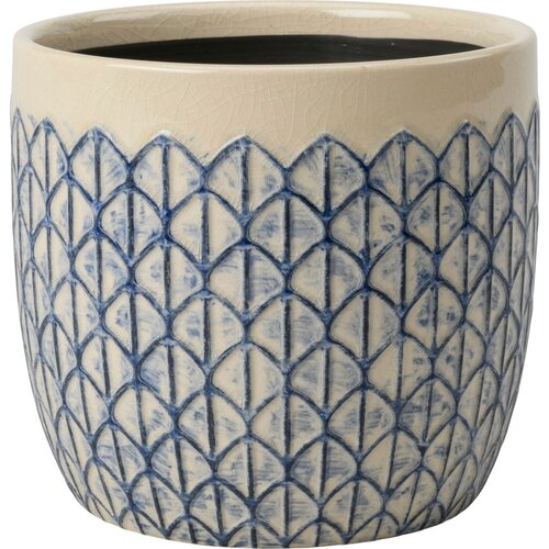 Burgon &amp;amp; Ball Lonec za sobne rastline &amp;quot;Collector&amp;quot; - Cr&amp;egrave;me Geo - ⌀ 16 x 16 cm Slike