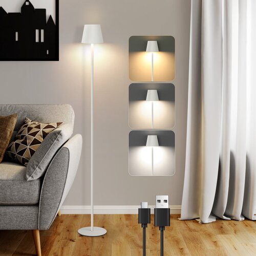 Nettlife LED talna svetilka črne barve, moderna, zatemnljiva, 125 cm, 3 barvne temperature, USB, dnevna soba, (22148931) Cene