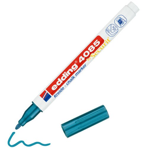 Edding marker za staklo chalk marker E-4085 1-2mm metalik plava Cene