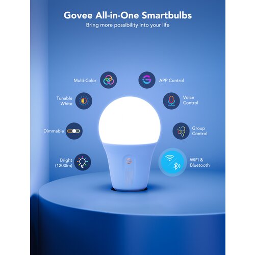 GOVEE RGBWW Smart LED Bulb E27 1200LM Slike