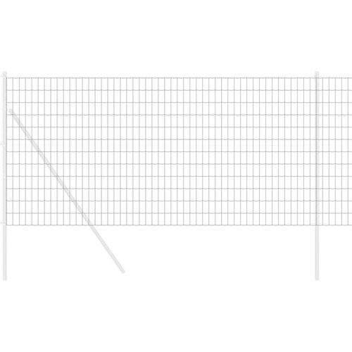 VidaXL Euro ograda Siva 1.4x10 m Čelik Slike