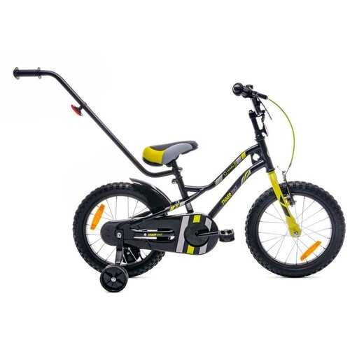  Dječji bicikl guralica Tiger 16" crni-žuti-sivi Cene