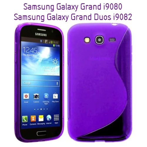  Gumijasti / gel etui S-Line za Samsung Galaxy Grand i9080 / Grand Duos i9082 - vijolični