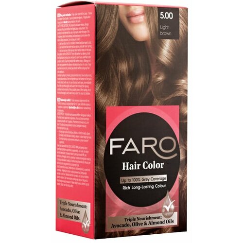 Faro farba za kosu 5.0 svetlo smedja Slike